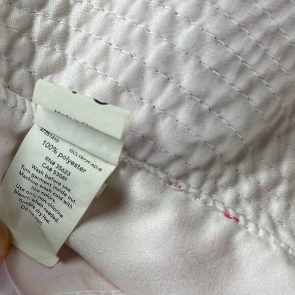 Carter's Toddler Sun Hat Pink with White Polka Dots Sun Hat 4-8 - Picture 5 of 10